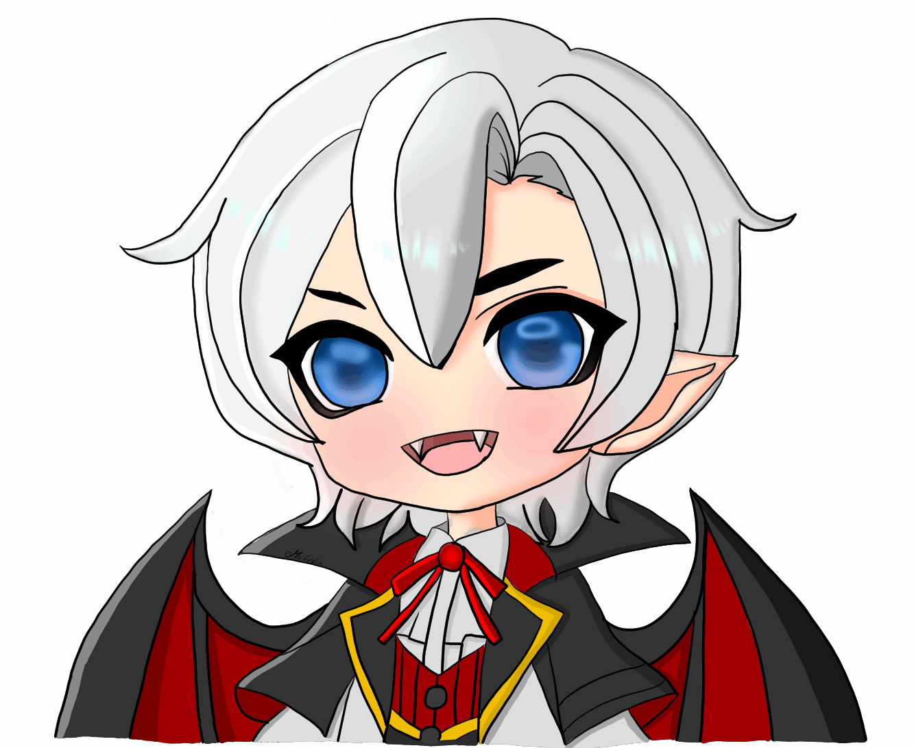 Avatar Phantom_kai0 vtuber Katzenmensch Vampirform